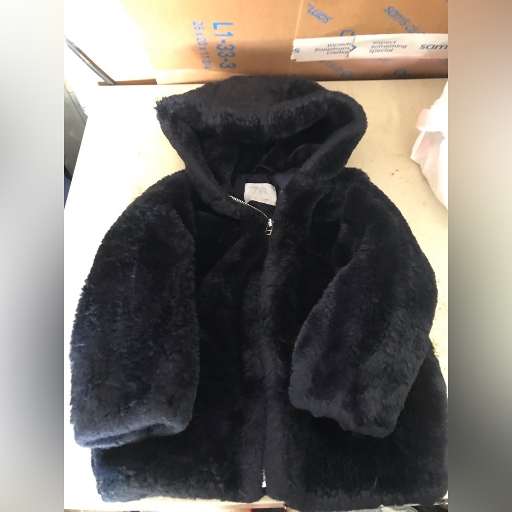 ZARA FUR COAT